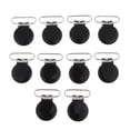 thumbnail image 2 of 10 pcs Clips para Chupete Pinza para Fabricación de Soportes para Chupetes Hugo Negro, 2 of 6