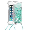 thumbnail image 1 of Funda FOXDOCK para iPhone SE con Cuerda Ajustable, Brillo Líquido, Protección Antigolpes y Lente – Ideal para Regalo, 1 of 6