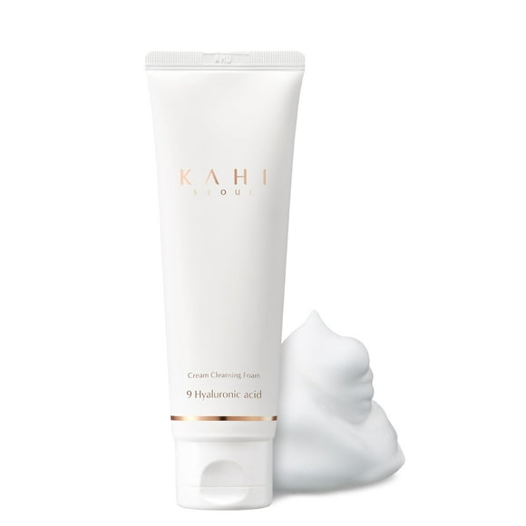 Crema limpiadora espumosa hidratante KAHI de Face Wash, 80 ml, grasa