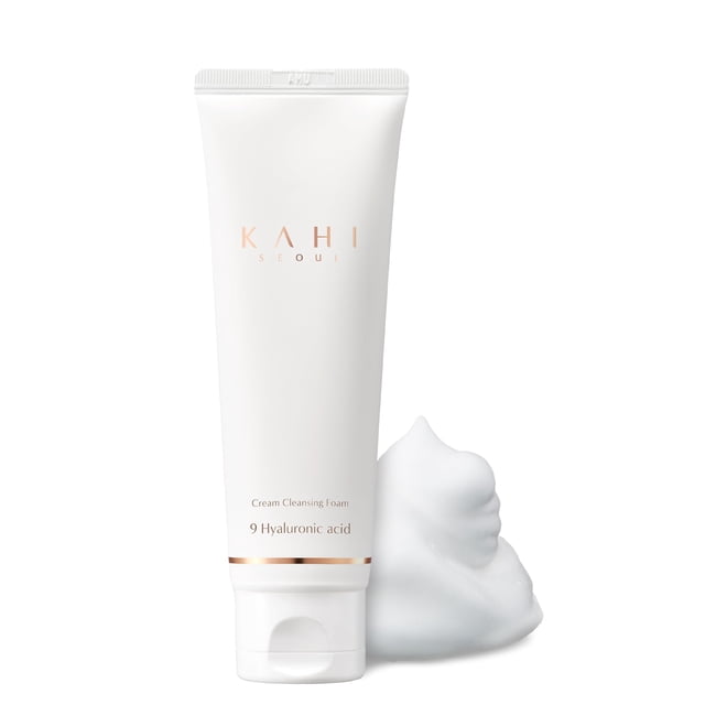 Crema limpiadora espumosa hidratante KAHI de Face Wash, 80 ml, grasa