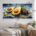 thumbnail image 4 of Designart "Acrylic Avocado Expression I" Food & Beverage Metal Art Print Set, 4 of 5