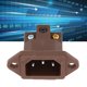 thumbnail image 4 of 100-250V, Pure Copper Insert Rhodium Plated Power Connector Socket AC Power Socket  For Professional Audio Appliances, 4 of 8