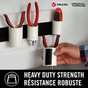 VELCRO Brand - Industrial Strength Indoor & Outdoor Use on Smooth Surfaces, 10ft x 2in Roll,White, 90944, 0.9lbs