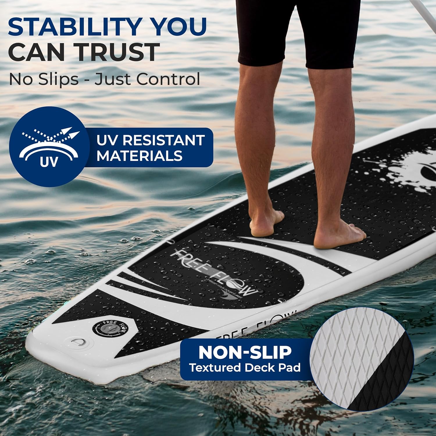 SereneLife Free Flow 11-Foot Inflatable Paddle Board photo 4