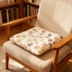 thumbnail image 5 of Cojín de asiento de felpa gruesa | Acolchado de poliéster suave y cálido | Estampado de pata de gato | 40 x 40 cm para oficina, hogar, comedor, silla, patio | Soporte cómodo para uso en interiores y, 5 of 6