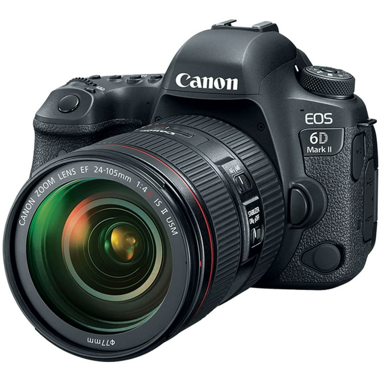 Canon EOS 6D Mark II DSLR Camera With EF 24-105mm f/4L IS II