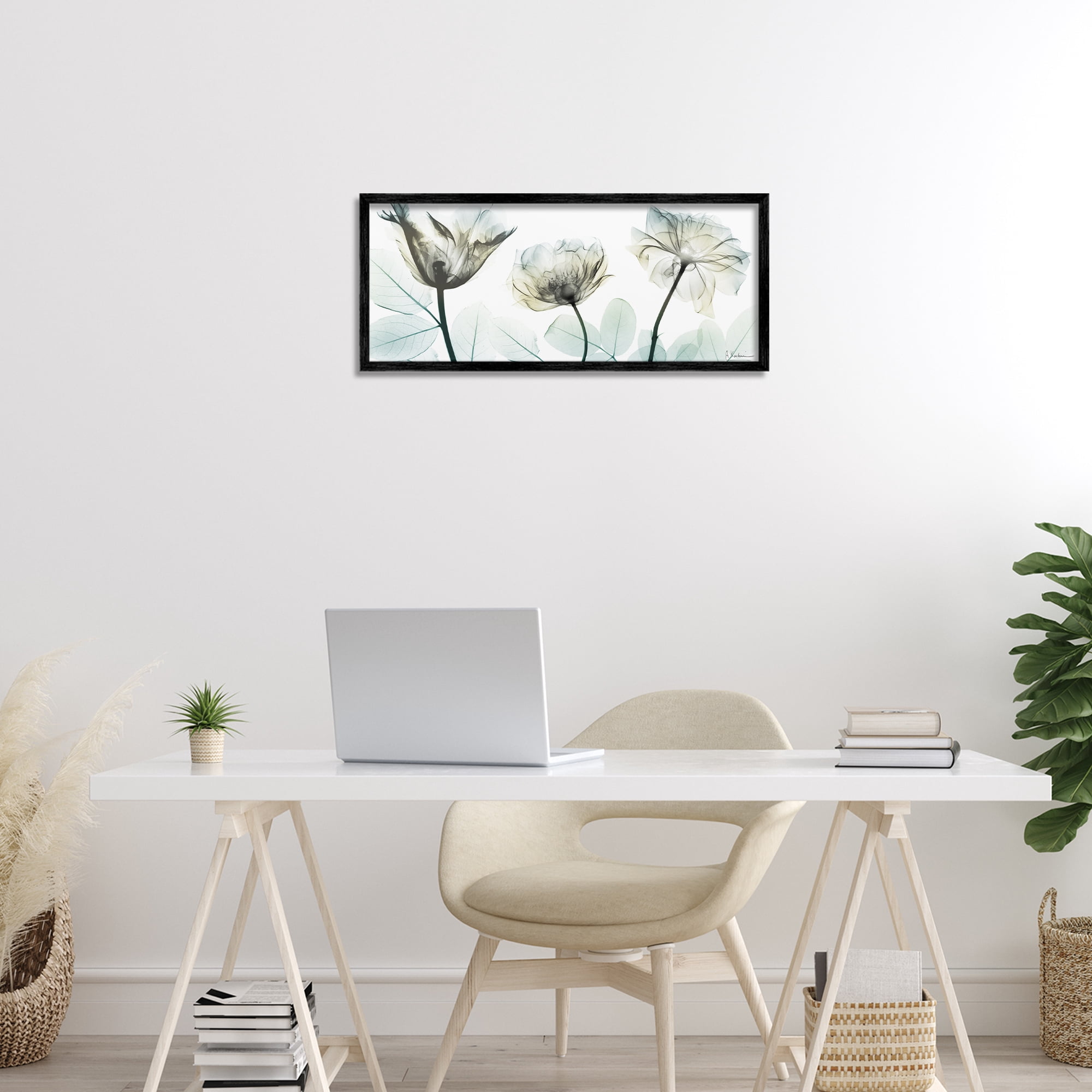 Stupell Industries Jewel of Passion Flowers Black Framed Giclee Art, design by Albert Koetsier
