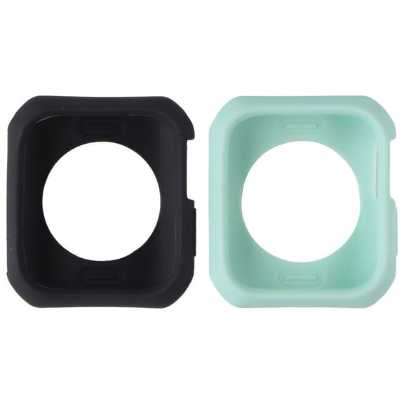 ITSKINS Spectrum Bumper Case 2 Pack for Apple Watch 44mm - Light Green & Black