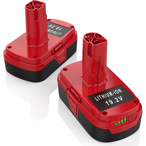 2Pack 19.2V Replace for Craftsman 19.2Volt Battery Lithium 3.6Ah for C3 XCP for 130279005 1323903 130211004 11045 315.115410 315.11485 for 19.2V Craftsman Battery