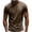 Brown, variant on YABCSAZ Men's Shirts Short Sleeve Casual Shirts V Neck Regular Fit Tops Dress Shirts for Hiking Fishing, Summer Wedding Shirt with Pocket Flex Relaxed Oxford Shirt for Men