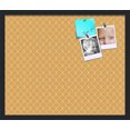 thumbnail image 2 of PinPix ArtToFrames 18x22 Custom Cork Bulletin Board Orange Chain   Poster Board Has a Fabric Style Canvas Finish, Framed in Satin Black (PinPix-577), 2 of 6