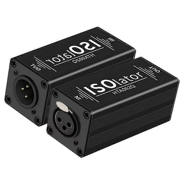 Audio Isolator XLR Audio Noise Filter Noise Suppressor Isolator Audio Signal Isolator for Eliminato