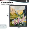 thumbnail image 4 of Stupell Industries Modern Waterfall and Valley in Bloom Black Floating Frame Canvas Art, 17 x 21, by The Prints Vibe, 4 of 8