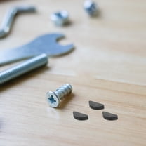 SASABAXI 10Pcs Grey Metal Woodruff Key for Motorcycle Accessories and Components