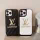 thumbnail image 2 of Funda De Teléfono Clásica De Rejilla De Letras De Lujo iPhone 11 12 13 14 Pro Max Protectora Inteligente, 2 of 3