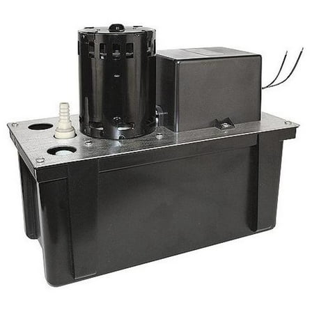 Little Giant 553211, Model VCL-24ULS, Automatic Condensate Removal Pump w/ Safety Switch, 1/18 HP, 230v, 270 GPH