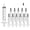 White-5ml, variant on 100 Pack 1ml Plastic Syringe for Scientific Labs, Measuring Liquids, Feeding Pets, Oil or Glue Applicator, Non-Steril