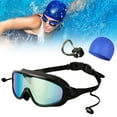thumbnail image 4 of SHEIGUANNI Swim Goggles, Wide View Anti Fog&UV Swimming Goggles for Audlt, No Leaking Pool Accessories for Men Women Kid, 4 of 5