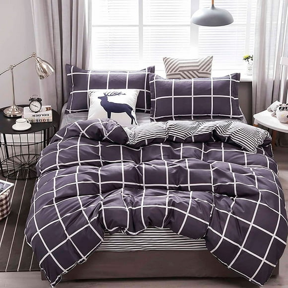 4 Piece Soft And Breathable Bedding For Bed 150x200, All Season Bedding Sets with Pillowcase, Fitted Bed Sheet, For Home Decor