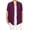 Plum, variant on Women's Plus Size Short Sleeves Draped Open Front Casual Solid Cardigan
