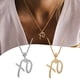 thumbnail image 5 of Sonducket Collar elegante colgante para mujer de moda regalo colgante collar cadena collar Hip Hop oro Type2 NO2, 5 of 6