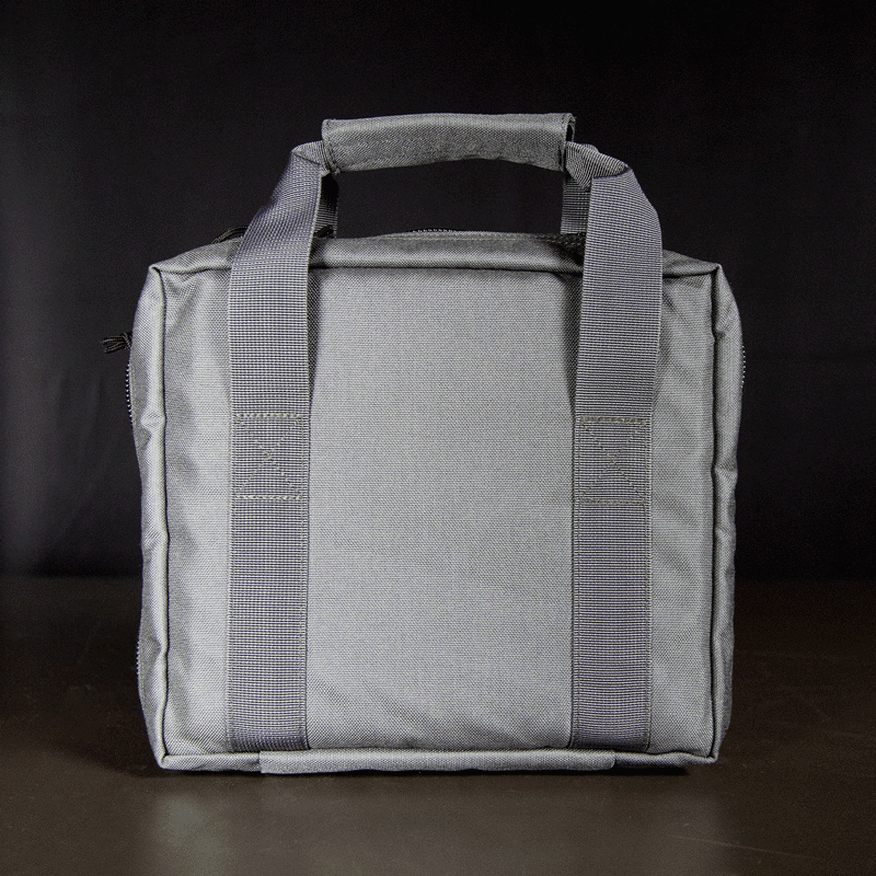 DDT Viper Padded Double Pistol Case, Color Gunmetal