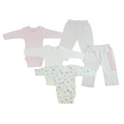 Bambini Layette Infant Girls Long Sleeve Onezies and Track Sweatpants