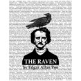 thumbnail image 3 of CafePress - The Raven By Edgar Allan Poe T Shirt - Men's White Classic Cotton T-Shirts, 3 of 4