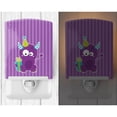 thumbnail image 2 of Caroline's Treasures BB8936CNL Birthday Monster Purple Ceramic Night Light, 6x4x3", multicolor, 2 of 2