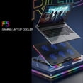 thumbnail image 2 of COOLCOLD F5 RGB Laptop Cooler 6 ventiladores Laptop Cooling Stand Mute COOLCOLD Refrigerador portátil, 2 of 8