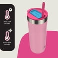 thumbnail image 4 of Contigo Streeterville Tumbler Push Pull Top with  Straw 24OZ Strawberry Cream, 4 of 5