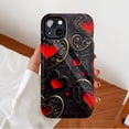 thumbnail image 2 of Luxurious Red Gold Heart iPhone Case for Valentine’s Day Lovers, Compatible with iPhone 11/12/13/14/15/16 (Pro Max/Plus), 2 of 9
