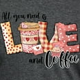 thumbnail image 3 of CafePress - All You Need Is Love And Coffee T Shirt - Mens Tri-blend T-Shirt, 3 of 4