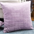 thumbnail image 3 of Home Soft Things Textured Velvet 4 Piece Pillow Shell Set - Mauve Shadows - 20" x 20", 3 of 7