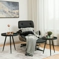 thumbnail image 4 of Gymax Set of 2 Coffee Table Stylish Nesting End Tables w/ Wooden Tray Top & Steel Legs, 4 of 10