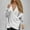 White, variant on Ahabrexf Womens Long Sweaters, Winter Solid Color V-Neck Loose Knit Pullover with Long Sleeves