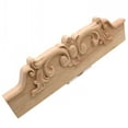 thumbnail image 4 of Tallado de madera Embrión blanco Flor decorativa madera sólido estilo europeo decoración del hogar accesorios puerta largo aplique, 4 of 7