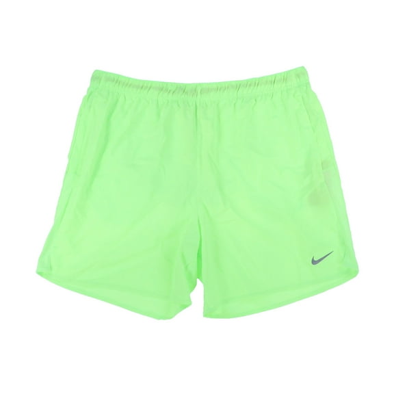 Nike Men's Challenger Dri-Fit Brief Shorts Active Lime Reflective Silver 2XL New