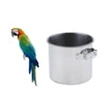thumbnail image 3 of Percha para cuenco del agua de del cajón del perro del pájaro de la vaso del gallinero de del acero inoxidable, 3 of 8