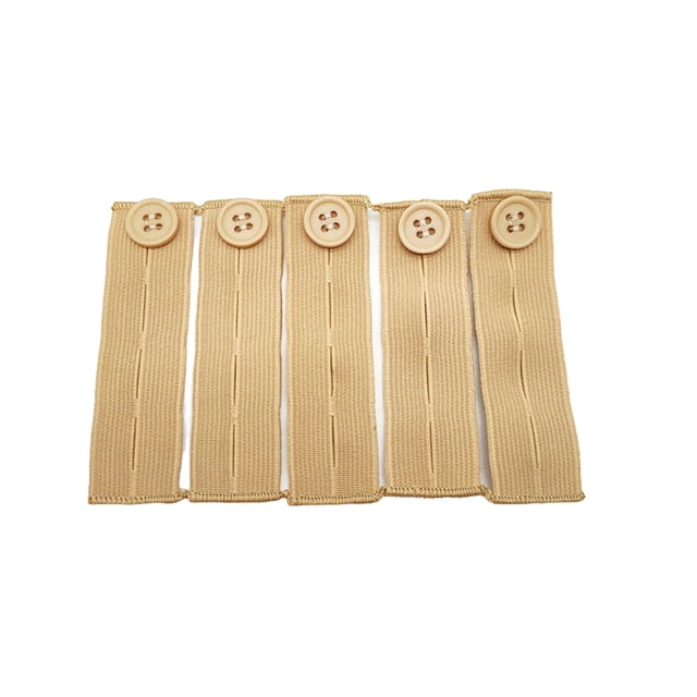 Bearachild Banda para el vientre Pantalones de maternidad cómodos Extensor de elasticidad Cintura ajustable Rectángulo Pantalones lavables Tela de costura y artesanía Caqui