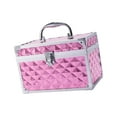 thumbnail image 5 of Kuntesetty Makeup Case Nail Art Storage Vanity Case Sturdy Multifunction Makeup Storage Box Pink, 5 of 9