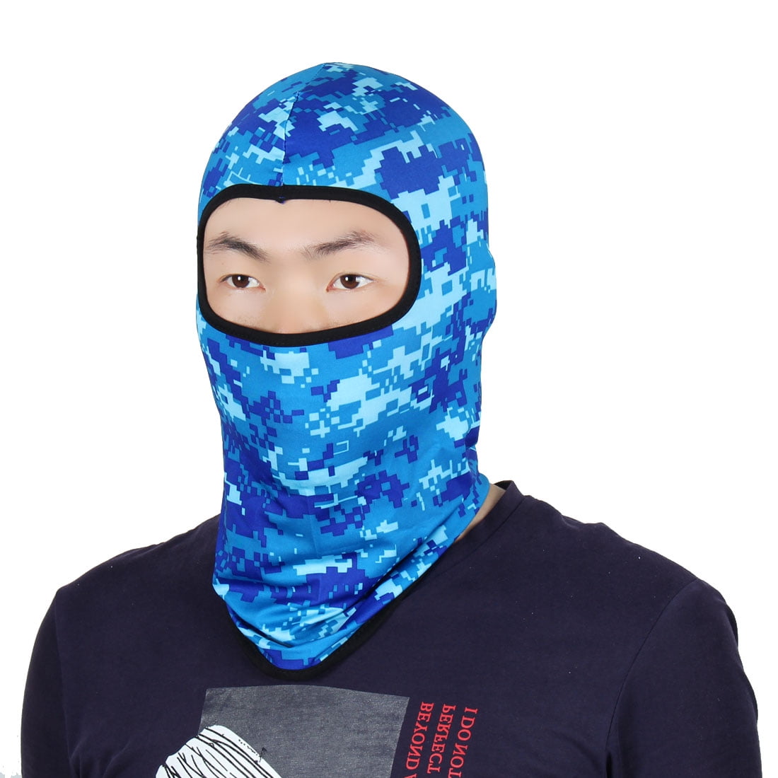 Full Face Mask Outdoor Activities Neck Protector Hat Helmet Balaclava Camouflage by Unique-Bargains