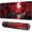 Darkness Red Moon, variant on American Flag Mouse Pad Abstract American Mouse Pad 31.5x11.8 Inch Flag Texture Non-Slip Rubber Base Large Mousepad Stitched Edges Keyboard Mouse Mat Desk Pad for Office and Home