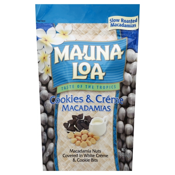 Mauna Loa Cookies & Creme Macadamia Nuts, 10 Oz.
