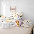 thumbnail image 6 of Homewish Cartoon 26 Letters 7-Piece Bedding Comforter Set,Cute Deer Lion King Bedding Sets,Hawaii Coconut Tree Bed Sheets For Kids,Ultra Soft Home Decor Reversible, 6 of 8