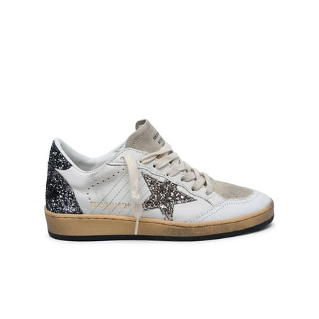

Golden Goose Woman Golden Goose Ball Star White Leather Sneakers