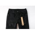 thumbnail image 4 of New Ksubi Men's Jeans 2025 Casual Comfort Holes Fashionable Straight Skinny Slim Fit Jeans, 4 of 9