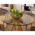 thumbnail image 2 of 36" Inch Round Glass Table Top 3/8" Thick Tempered Beveled Edge by Fab Glass and Mirror, 2 of 5
