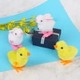 thumbnail image 4 of Easter Wind Up Toys,12 Pack Plush Bunny Chick Jumping Toy for Kids Easter Basket Stuffers Goodie Bag Filelr Party Favor Supply, 4 of 4