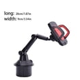 thumbnail image 3 of Adjustable Car Cupholder Phone Holder Mount Automobile Accessories 360-Degree Rotation Stand Non-Slip Smartphone Storage Bracket Automobile Interior Red, 3 of 7
